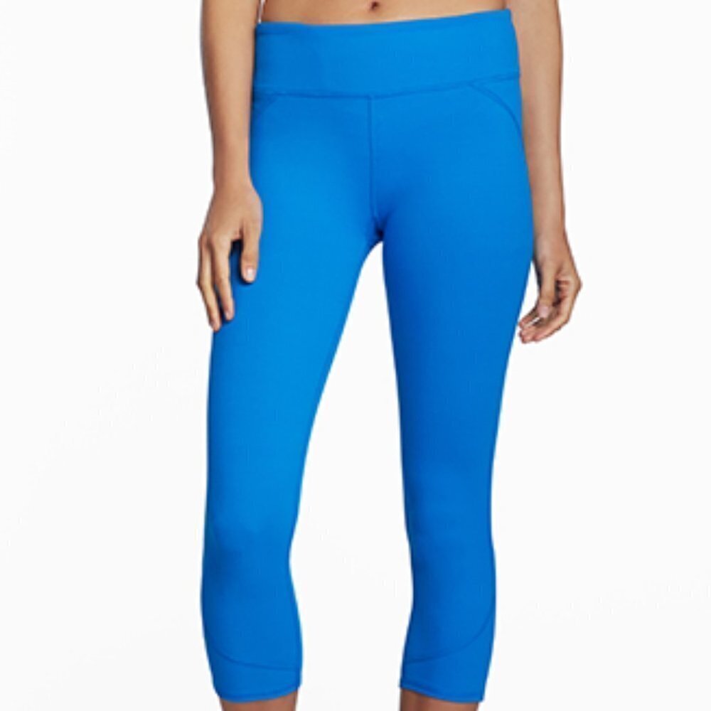 Fabletics Womens Blue Basic Crop Workout Athletic… - image 1